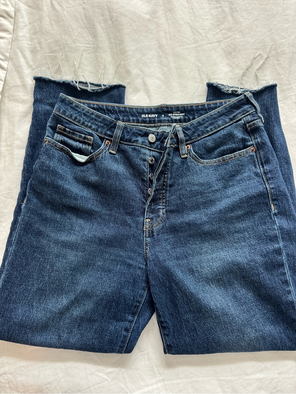Old Navy Women's Indigo Straight-Leg Jeans